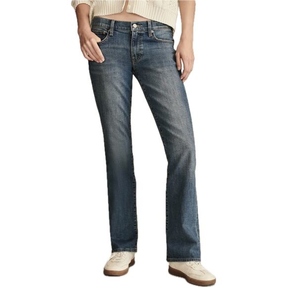 Lucky Brand Sweet Mid-Rise Boot Cut Jeans Women's 14 (32 A) | Blue Denim | EUC - Picture 1 of 15